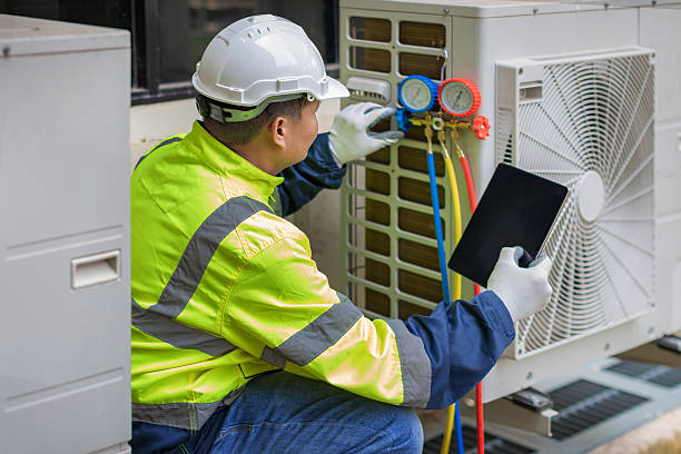 Professional Air Conditioning Repair technician working in Union, MI